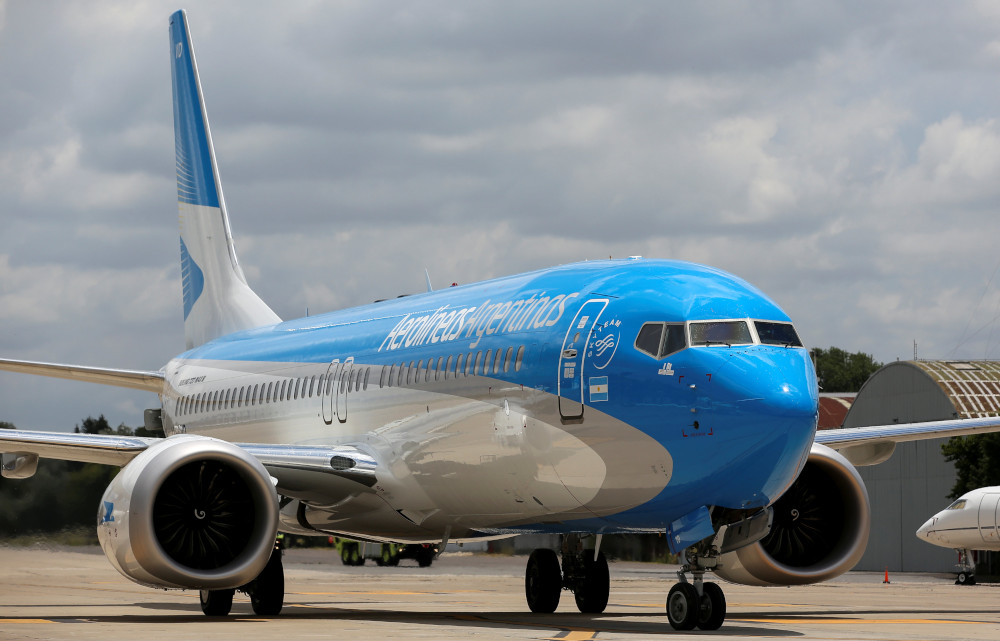 An Aerolineas Argentinas Boeing 737 MAX 8 is seen on the tarmac of Ezeiza Airport, on the outskirts of Buenos Aires, Argentina December 4, 2017. u00e2u20acu201d Reuters pic   